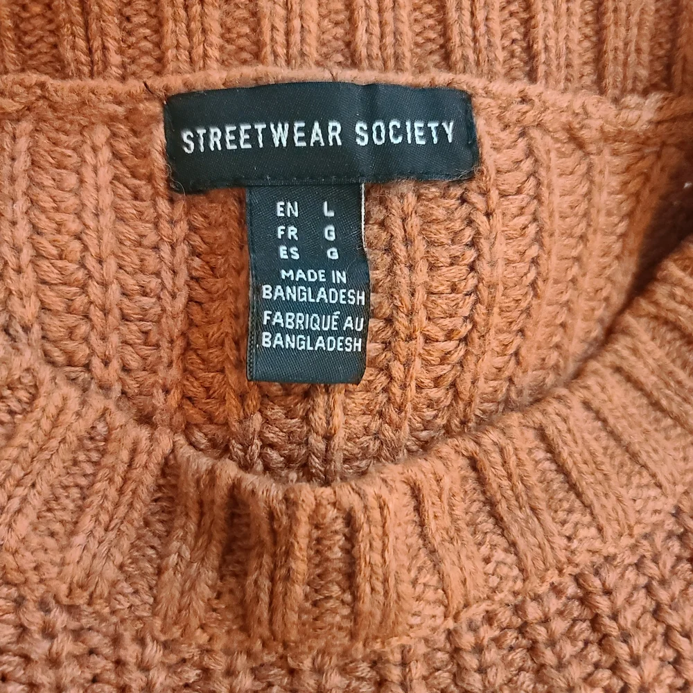 Streetwear Society Rust Knit Sweater - Picture 4 of 5